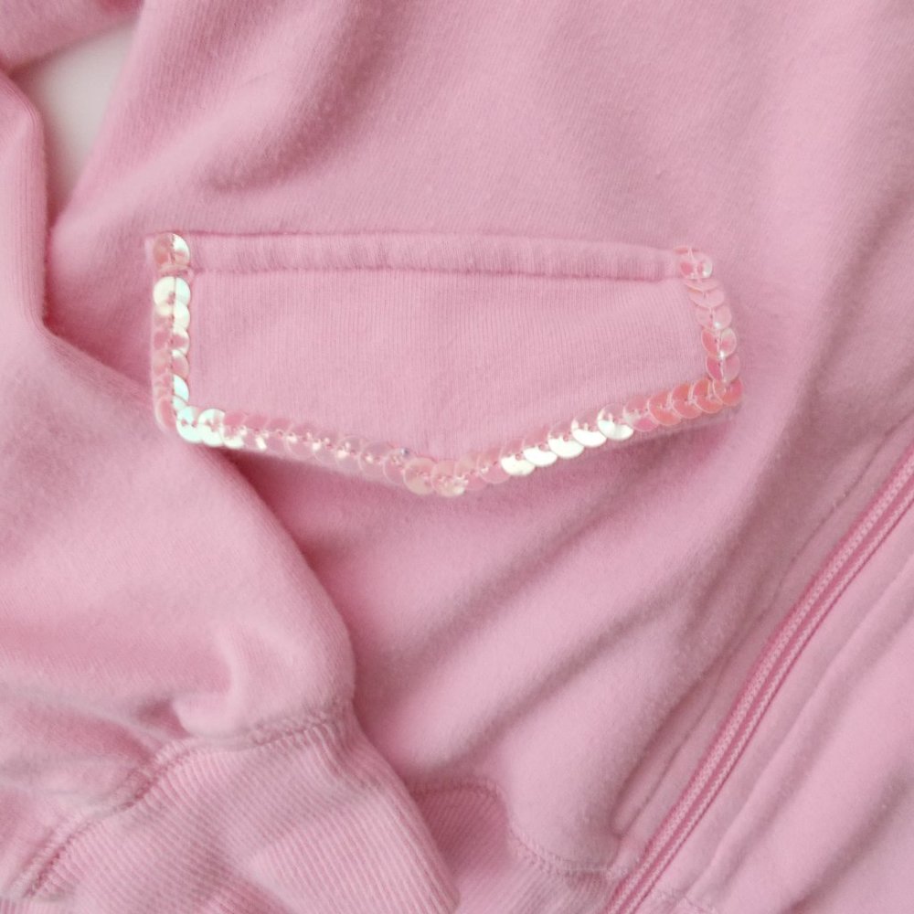 Thalia Sodi Girls Cropped Hoodie Size 10/12 - Picture 6 of 10